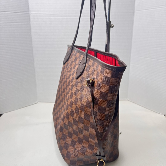 Louis Vuitton Neverfull MM Damier Ebene Tote - NEW - Picture 8 of 16